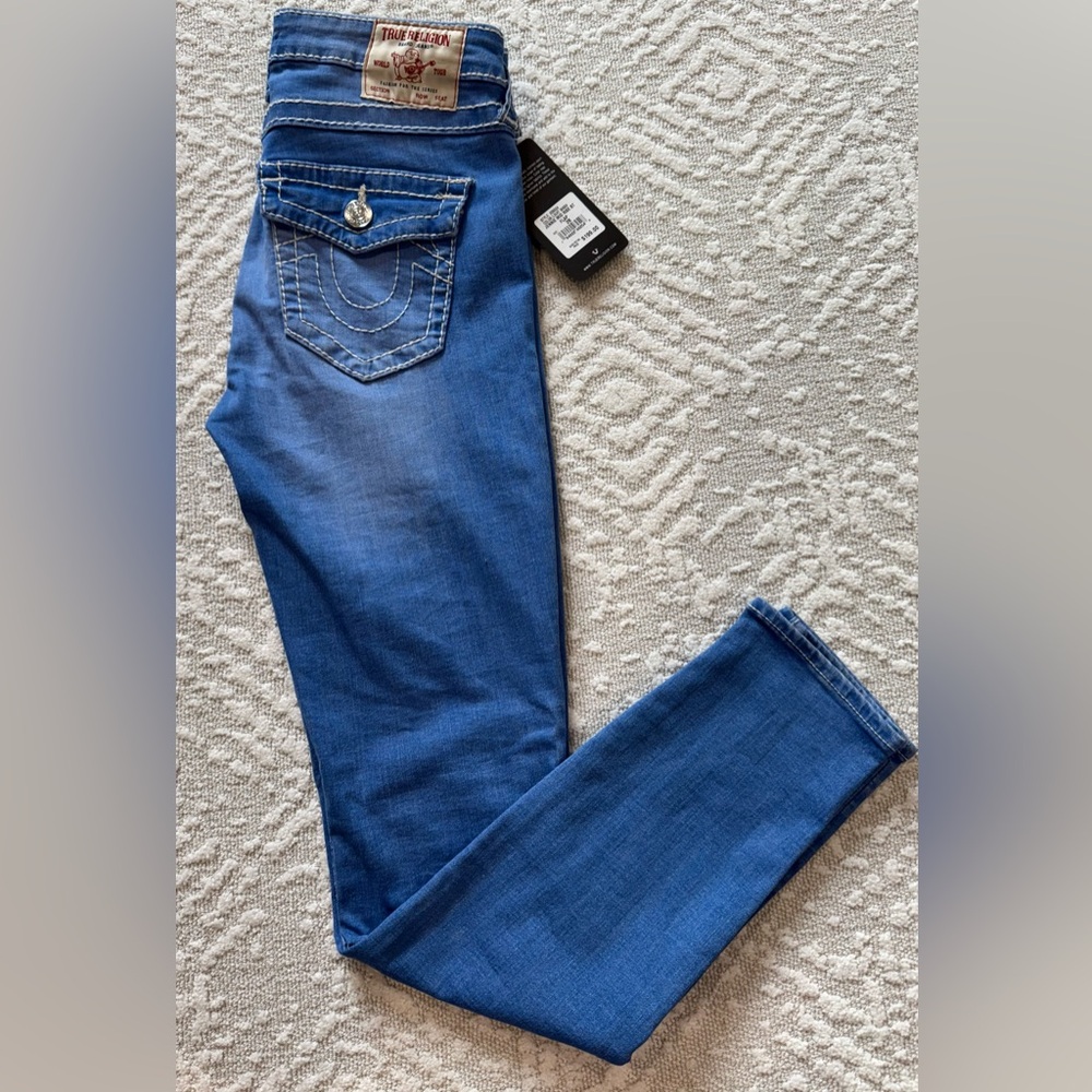 True Religion Women's Blue Skinny Jeans